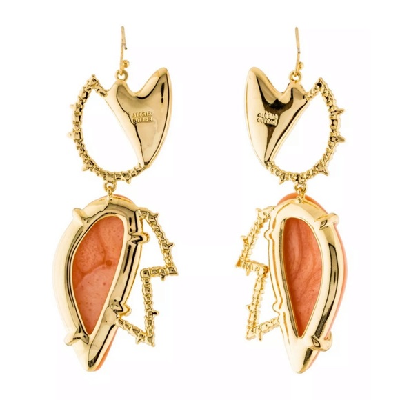 ALEXIS BITTAR Abstract Tulip Glitter Wire Earring - Picture 3 of 5